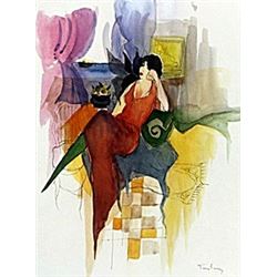 Lithograph after Itzchak Tarkay