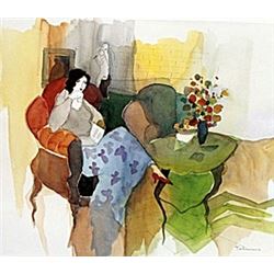 Lithograph after Itzchak Tarkay