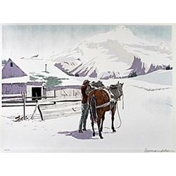 Hand Signed Lithograph  William Nelson