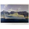 Image 1 : Lithograph "R.M.S. Southern Cross"  Stephen J. Card