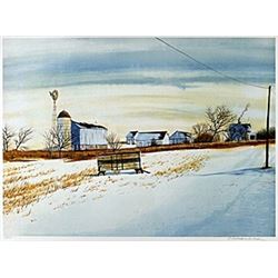 Hand Signed Lithograph  William Nelson