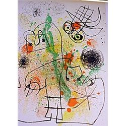 Lithograph  Joan Miro