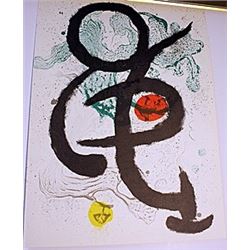 Lithograph  Joan Miro