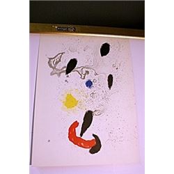 Lithograph  Joan Miro