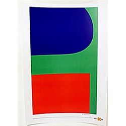 Lithograph "Red Blue Green"  Ellsworth Kelly