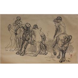 Museum Lithograph after Heinrich Kley