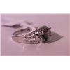 Image 3 : Exquisite Sterling Silver Ring with Lab Alexandrite