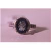 Image 2 : Exquisite Sterling Silver Ring with Lab Alexandrite