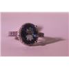 Image 3 : Exquisite Sterling Silver Ring with Lab Alexandrite