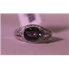 Image 2 : Exquisite Sterling Silver Ring with Lab Alexandrite