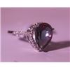 Image 3 : Exquisite Sterling Silver Ring with Lab Alexandrite