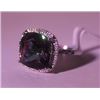 Image 3 : Exquisite Sterling Silver Ring with Lab Alexandrite