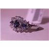 Image 1 : Exquisite Sterling Silver Ring with Lab White Sapphire
