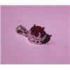 Image 2 : Exquisite Sterling Silver Pendant with Pigeon Blood Ruby