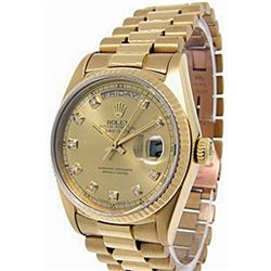 Men's 18K President Date-Date Rolex