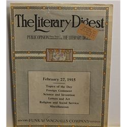 Early 1900's Vintage Magazine Article