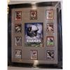 Image 1 : Raiders Framed Giclee Trading Cards