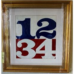 Oil on Paper Robert Indiana