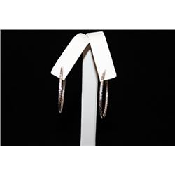 Stunning Hoop Silver Earrings (30E)