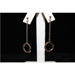 Fine Ring Silver Earrings (39E)