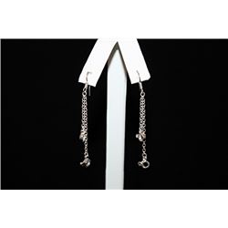 Lady's Fancy Mickey & Mini Silver Earrings (61E)