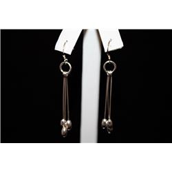 Fine Dangling Silver Earrings (69E)
