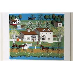 Hand Signed Limited Edition Serigraph Huangt