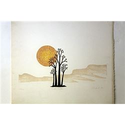 Hand Signed Etching Ward