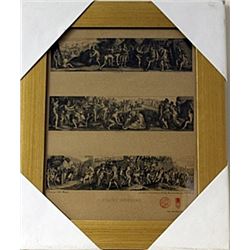 Framed Histoire Romaine Engraving (65E-EK)