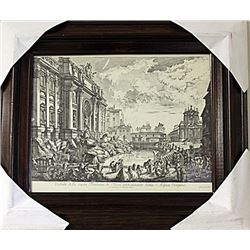 Framed Nicola Salvi-Engraving (69E-EK)