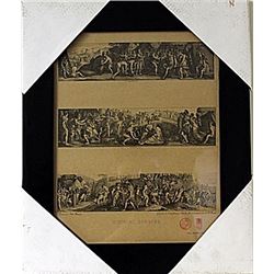 Framed Histoire Romaine Engraving (72E-EK)