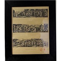 Framed Histoire Romaine Engraving (74E-EK)