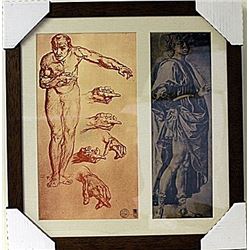 Framed 2-in-1 Engravings (82E-EK)