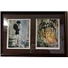 Image 1 : Framed 2-in-1-Icart Lithographs (84E-EK)