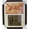Image 1 : Framed 2-in-1 Engravings (95E-EK)