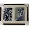 Image 1 : Framed 2-in-1 Picasso Lithographs (127E-EK)