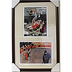 Framed 2-in-1 Picasso Lithographs (130E-EK)