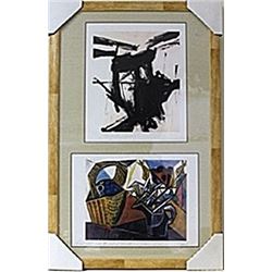 Framed 2-in-1  Lithographs (137E-EK)