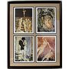 Image 1 : Framed 4-in-1 Louis Icart Lithographs (144E-EK)
