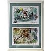 Image 1 : Framed 2-in-1 Marc Chagall Lithographs (145E-EK)
