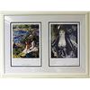 Image 1 : Framed 2-in-1 Pierre-Auguste Renoir Lithographs (147E-EK)