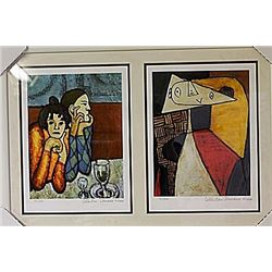 Framed 2-in-1 Picasso Lithographs (155E-EK)