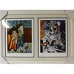 Framed 2-in-1 Picasso Lithographs (156E-EK)
