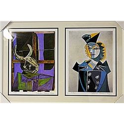 Framed 2-in-1 Picasso Lithographs (160E-EK)