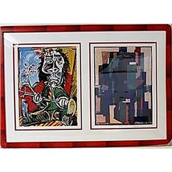 Framed 2-in-1 Picasso Lithographs (161E-EK)