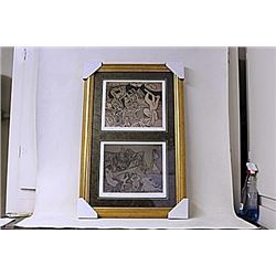 Framed 2-in-1 Picasso Lithographs (163E-EK)