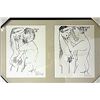Image 1 : Framed 2-in-1 Picasso Lithographs (170E-EK)