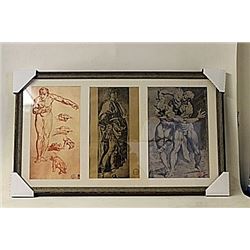 Framed 3-in-1 Robert Mapplethorpe Lithographs (174E-EK)