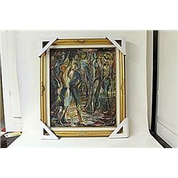 Framed Untitled Painting (181E-EK)