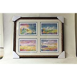 Framed 2-in-1 Engravings (217E-EK)